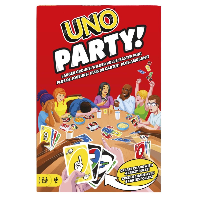 Games HMY49 gioco da tavolo UNO Party Carta da gioco Sostituzione