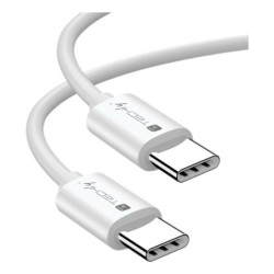 Techly ICOC-MU4-20G240W2 cavo USB 2 m USB4 Gen 2x2 USB C Bianco