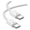 Techly ICOC-MU4-40G240W1 cavo USB 1 m USB4 Gen 3x2 USB C Bianco