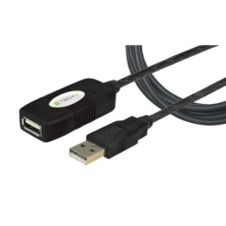 Techly Cavo Prolunga Attivo USB2.0 Hi-Speed 10m (IUSB-REP10TY)