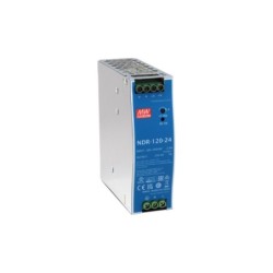 LevelOne POW-2442 alimentatore per computer 120 W Blu, Argento