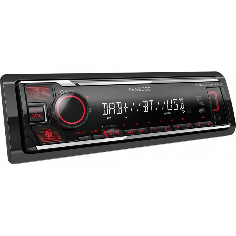 Kenwood KMM-BT408DAB USB/AUX/BT/iPhone Kurzschacht