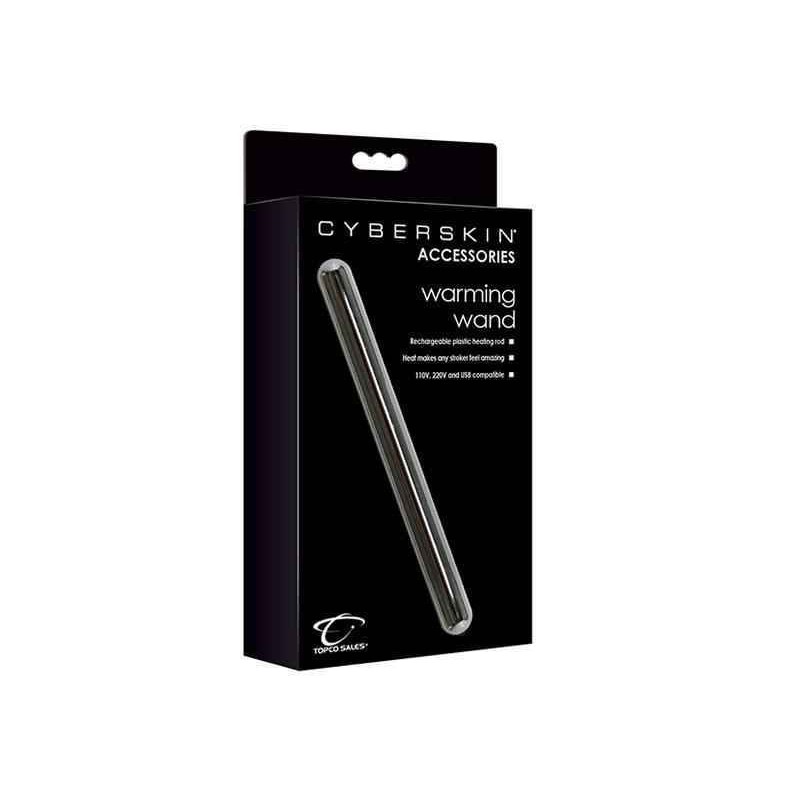 WARMING WAND CYBER ACCESSORIE, W&Auml;RMT JEDEN STROKER, USB, SILBER