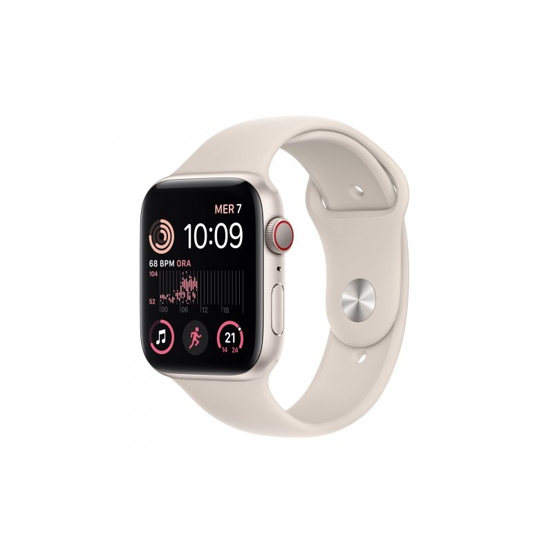 Apple Watch SE (GPS + Cellular) 44 mm Gancio in alluminio Polare Star