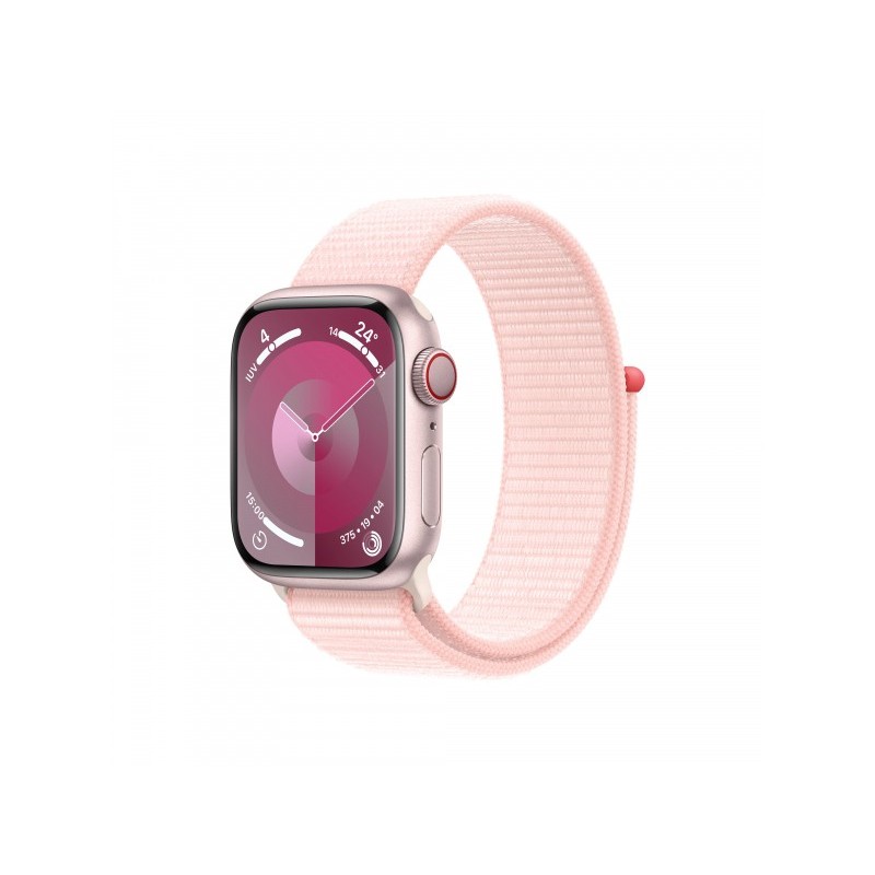 Apple Watch Series 9 (GPS Cellular) cassa in alluminio rosa da 41 mm,