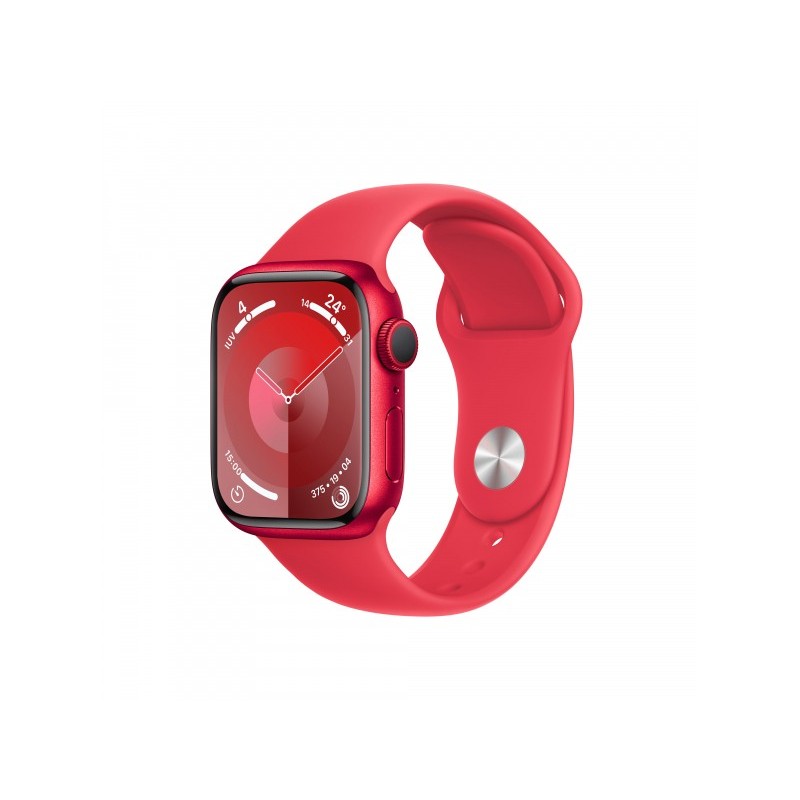 Apple Watch Series 9 GPS cassa in alluminio da 41 mm rossa, cinturino