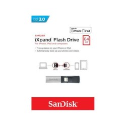 SanDisk iXpand Flash Drive 64GB SDIX30N-064G-GN6NN