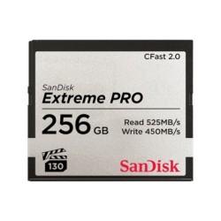 SanDisk Extreme Pro 256 GB CFast 20 COMPACTFLASH CARD 256GBExtreme