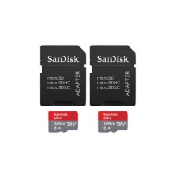 SanDisk Ultra microSDXC 128GB 140MBs+Adapt 2Pack SDSQUAB-128G-GN6MT