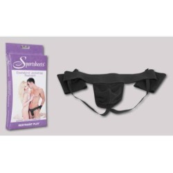 ELASTABIND JOCKSTRAP RESTRAINT, PENIS-HODENHALTER &amp; HANDFESSE