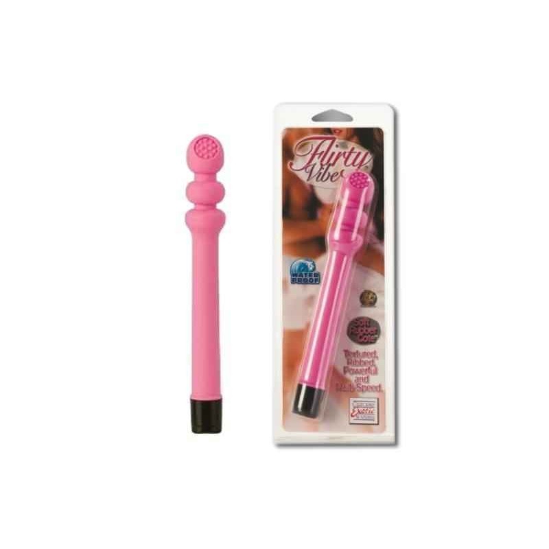 FLIRT VIBE, RUBBER COTED, PINK, 18CM