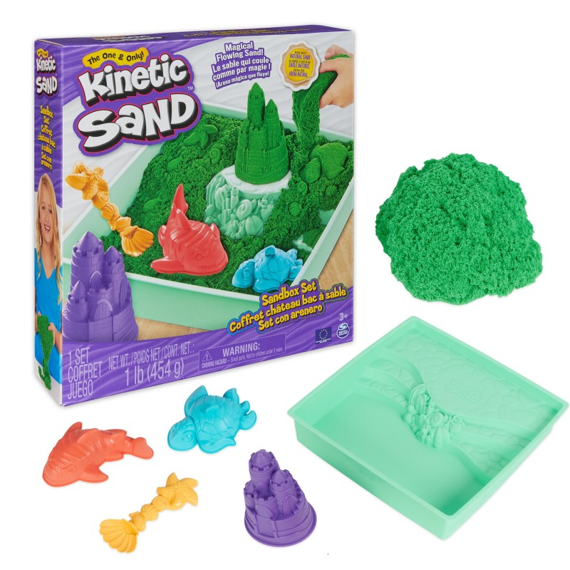 Kinetic Sand - Sandbox Set - Green (6067479)