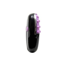 AURA MASSAGER, VIBRO, MIT BATTERIEN, SCHWARZ/LILA, 8, 5 X 4, 3CM