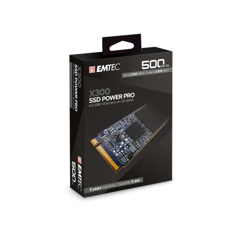 Emtec Intern SSD X300 512GB M.2 2280 SATA 3D NAND 2200MB/sec ECSSD512