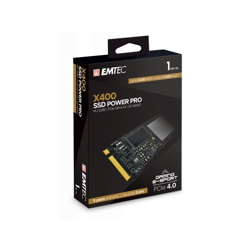 Emtec SSD interno X400 1TB M.2 2280 SATA 3D NAND 4700MB/sec