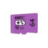 EMTEC 64GB microSDXC UHS-I U3 V30 scheda di memoria per giochi (viola)