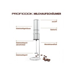 Proficook Milchaufsch&auml;umer PC-MS 1273 Edelstahl