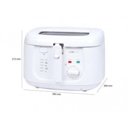 Clatronic Friggitrice 1800W FR 3771 (Bianco)