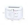 Clatronic Friggitrice 1800W FR 3771 (Bianco)