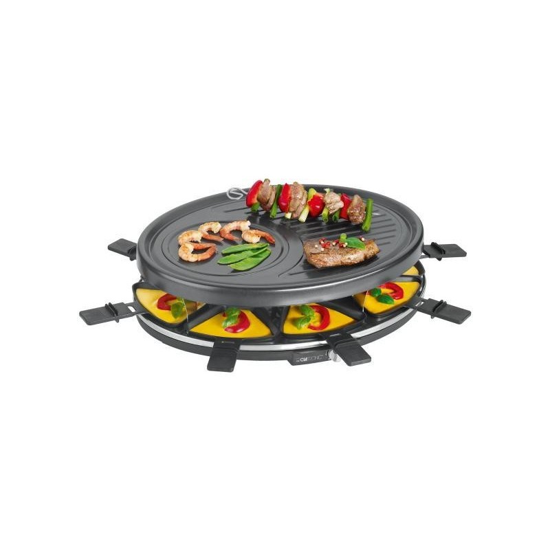 Clatronic Griglia Raclette RG 3776 (Nero)