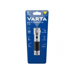 Torcia LED Varta Brite Essential F10 con 3 batterie AAA