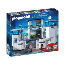 Playmobil City Action - Centro di comando della polizia con prigione 