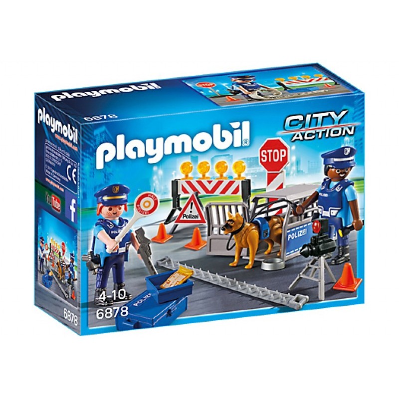 Playmobil City Action - Blocco stradale della polizia (6878)