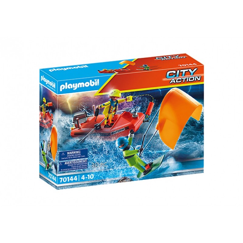 Playmobil City Action - Soccorso kitesurfer in mare (70144)