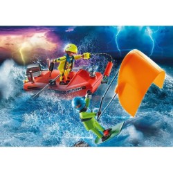 Playmobil City Action - Soccorso kitesurfer in mare (70144)