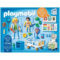 Playmobil City Life - Stanza d&#039;ospedale per bambini (70192)