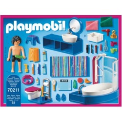 Playmobil Casa delle bambole - Bagno (70211)