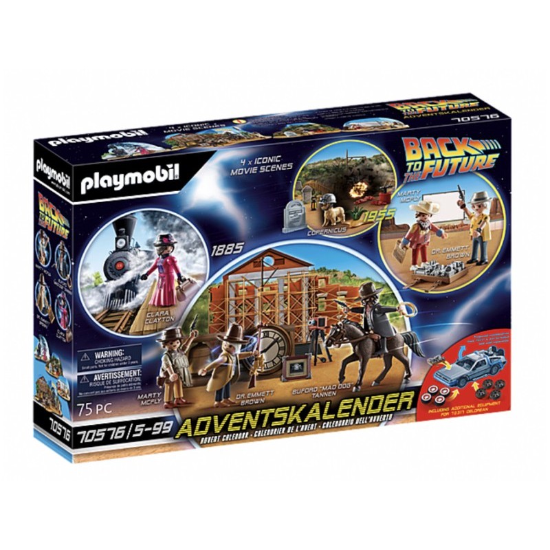 Playmobil Calendario dell&#039;Avvento Ritorno al Futuro III (70576)