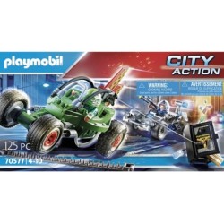 Playmobil City Action - Inseguimento del ladro nel caveau del kart de