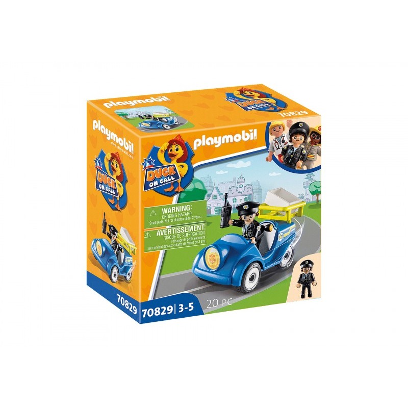 Playmobil Duck on Call - Mini macchina della polizia (70829)