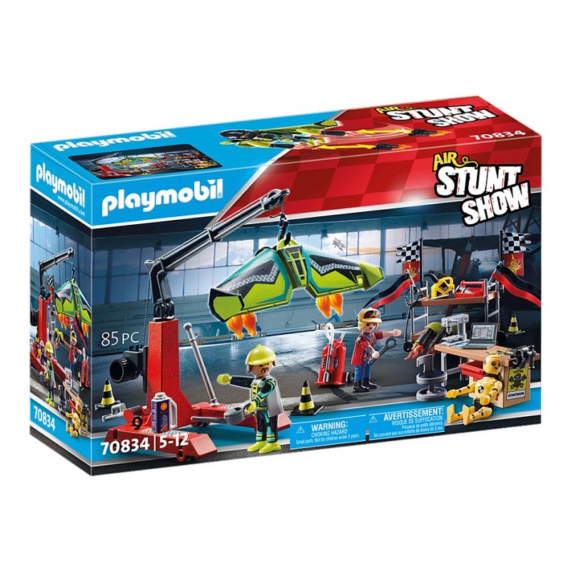 Playmobil Air Stunt Show - Stazione di servizio (70834)