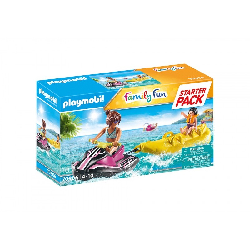 Playmobil Family Fun - Starter Pack Moto d&#039;acqua con Banana Boat (709