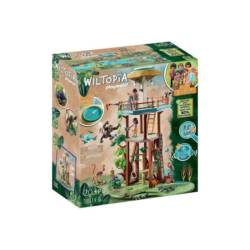 Playmobil Wiltopia - Torre di ricerca con bussola (71008)