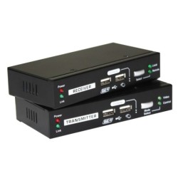 LevelOne KVM Extender KVM-9036 over IP 2xUSB