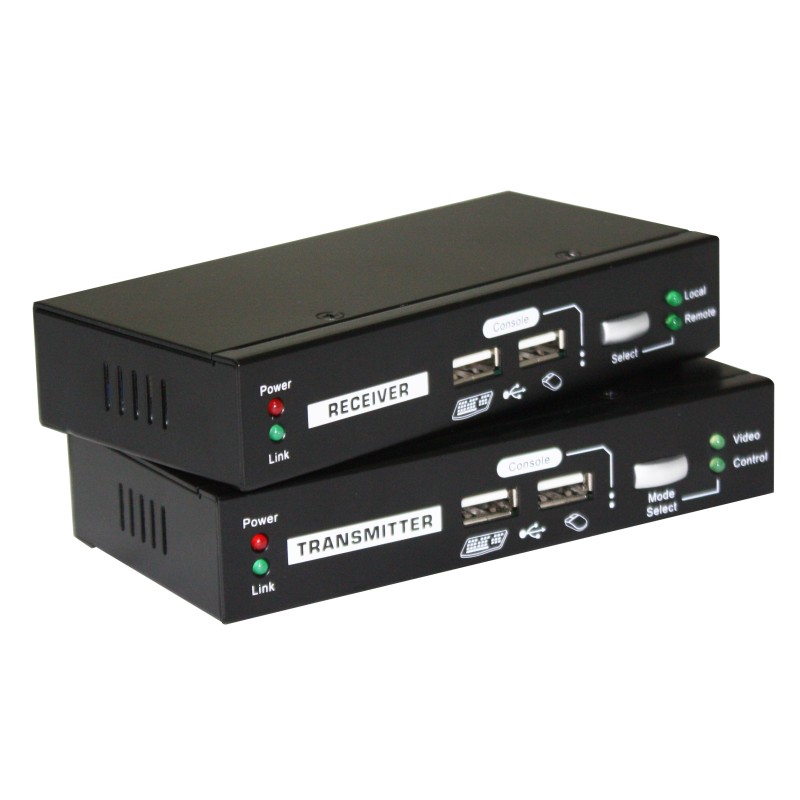 LevelOne KVM Extender KVM-9036 over IP 2xUSB