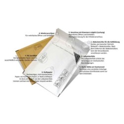 Buste postali a cuscino d'aria MARRONE Gr I 320x455mm 100 pz