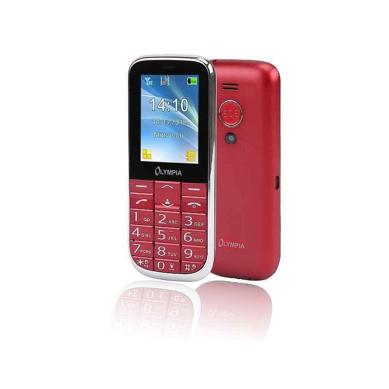 Olympia Joy II 6,1 cm (2.4&quot;) 64 g Rosso Cellulare con fotocamera 2220