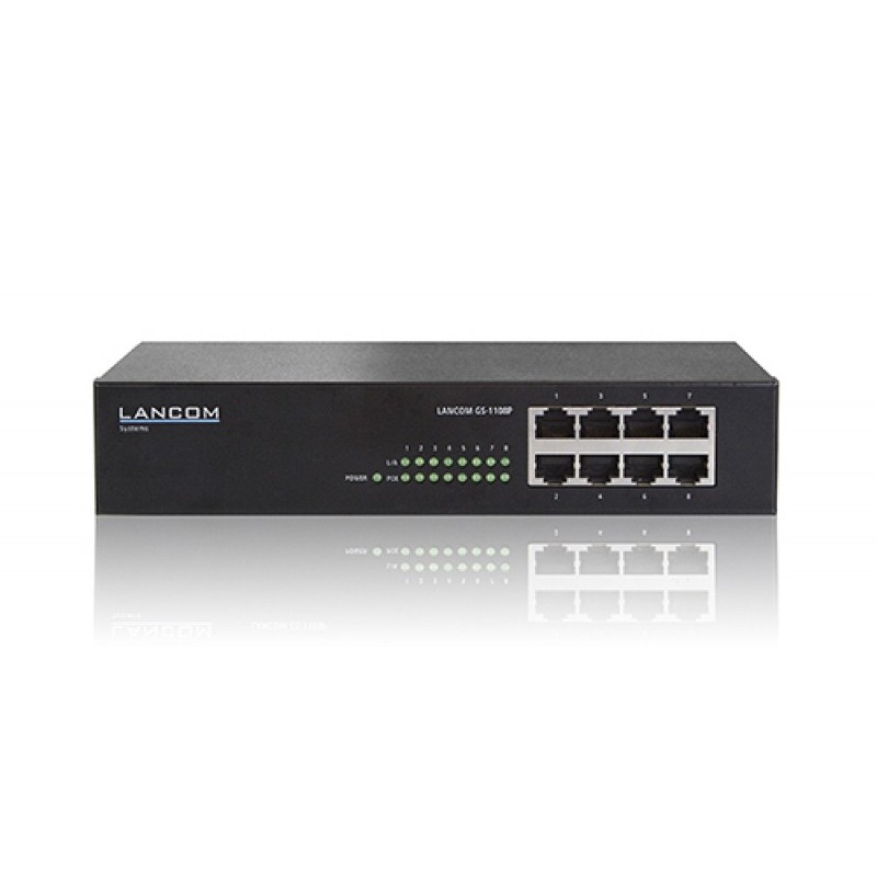 Lancom Systems GS-1108P Non gestito Gigabit Ethernet 10/100/1000 Su