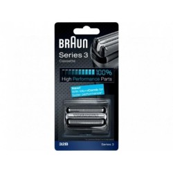 Braun Series 3 Kombipack 32B Scherkopfkassette Schwarz 115694