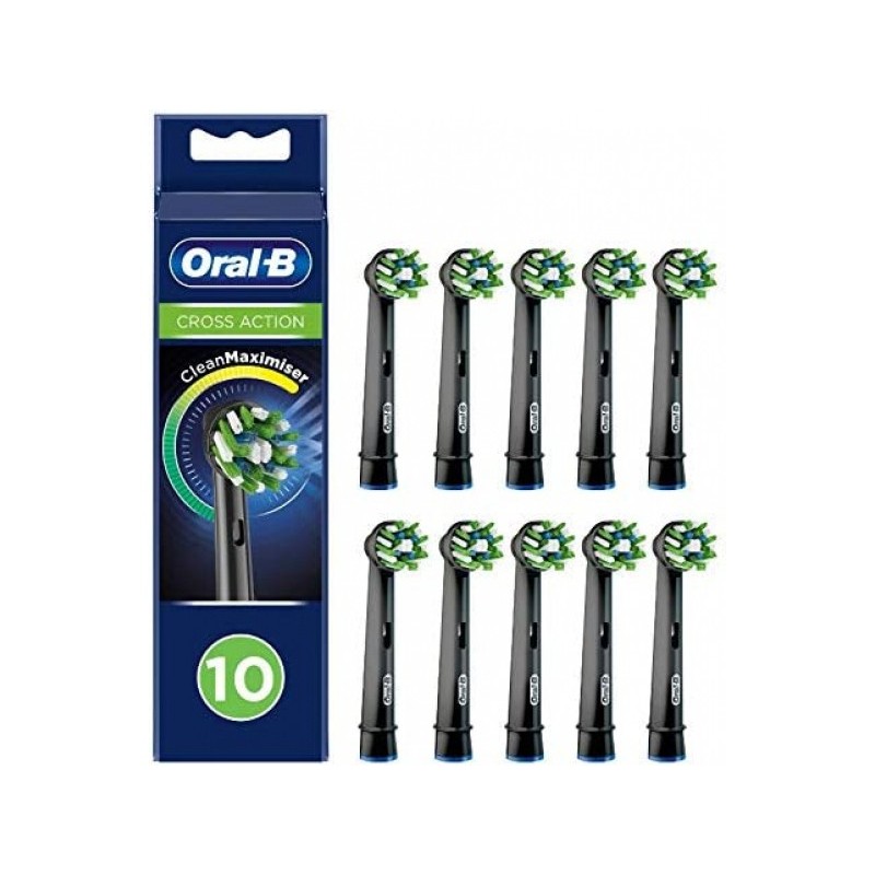 Oral-B CrossAction 10pstk CleanMaximizer nero