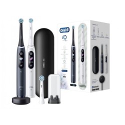 Braun Oral-B iO Series 8 Doppelpack &amp; 3 Aufsteckb&uuml;rsten, white Alaba