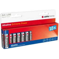 AGFAPHOTO Batterie Alcaline, Mignon, AA, LR06, 1.5V, Blister (Confezi