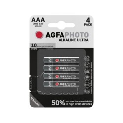 AGFAPHOTO Batterie Ultra Alkaline Micro AAA (4-Pack)