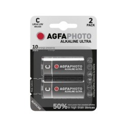 AGFAPHOTO Batterie Ultra Alkaline Baby C (2-Pack)