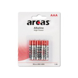 Batteria Arcas Alkaline Micro AAA 4 pz