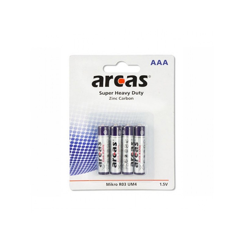 Batteria Arcas R03 Micro AAA 4 pz